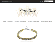 Tablet Screenshot of goldsilverdesigner.com